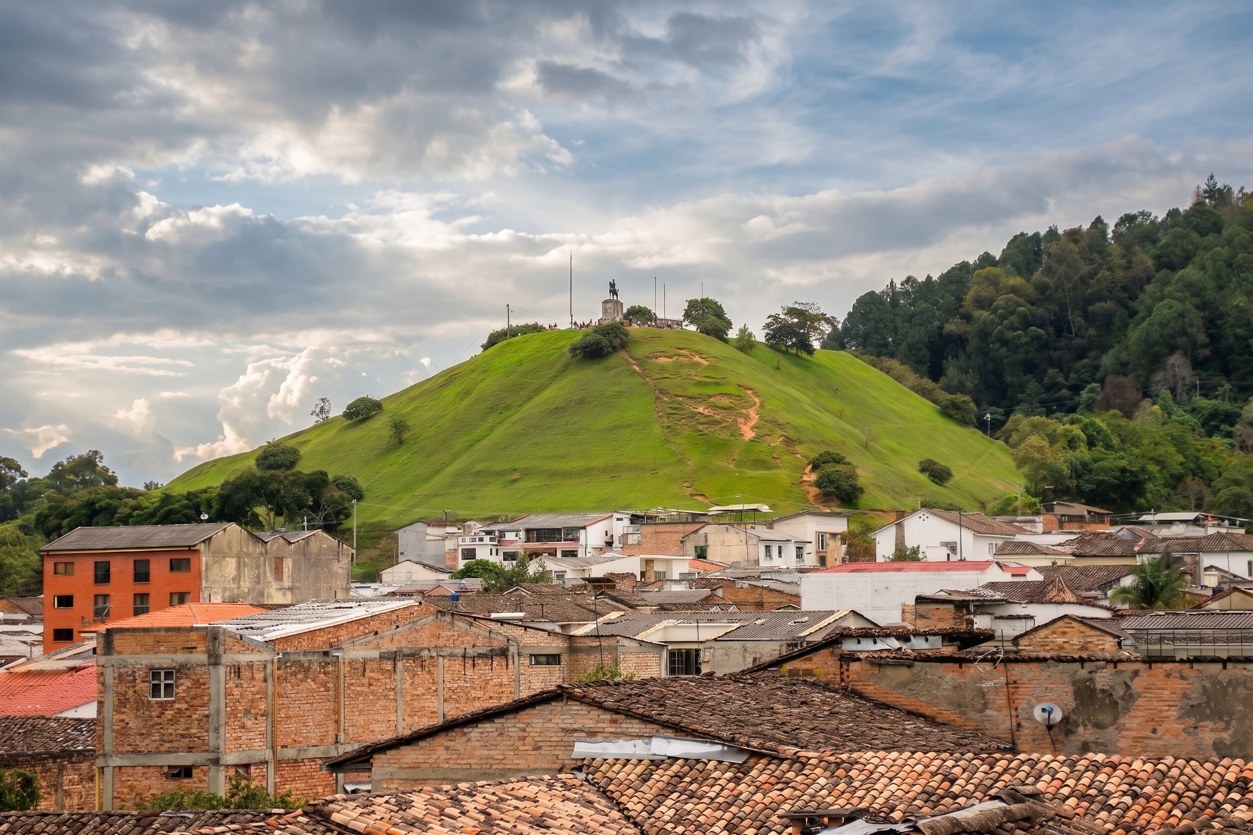 Pirámide Morro de Tulcán en Popayán